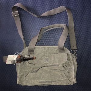 NEW Kipling Star Gray Grey Crossbody Bag